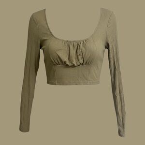 Mable Rouched Crop Top
